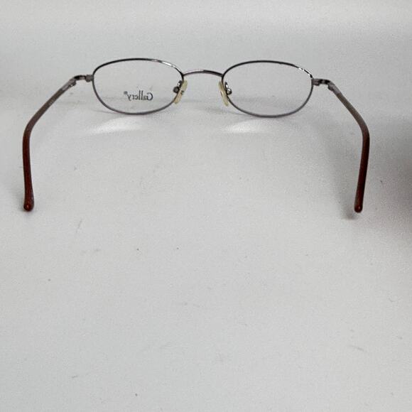 Gallery G530 YG 45-19-130 Silver Metal Full Rim Eyeglasses Frame H19654 - Picture 3 of 7